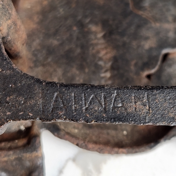 Vintage Cast Iron Metal Owl Napkin Letter Holder Mid Century Owl - Picture 6 of 6